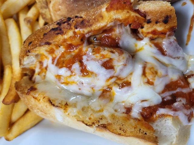 Chicken Parm Sub with Fries