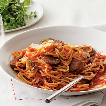 Spag. w/ Italian Sausage